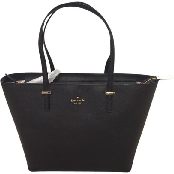 kate spade Handbags - Kate Spade Large Black Leather Tote